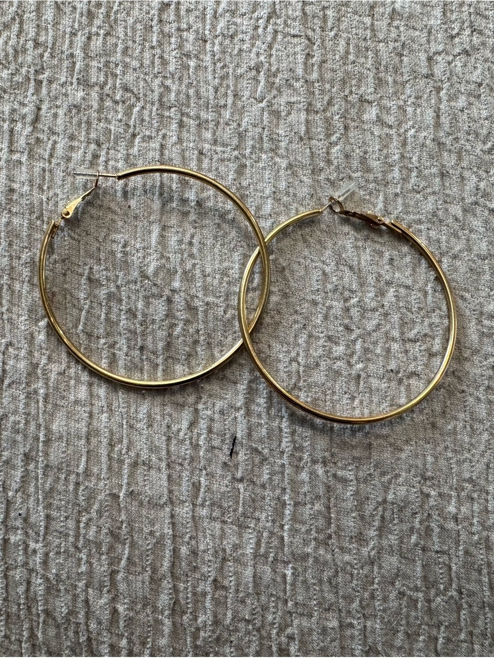 Classic Gold Hoop Earrings - Women Jewelry